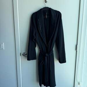 Savage X Fenty by Rihanna Men's French Terry Robe Black XXL